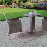 Aminta Patio Bistro Set Model Fm80004Gy-3Pc-06Gy-Chair By Furniture Of America